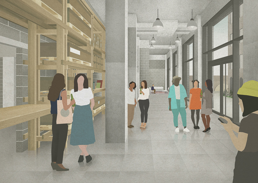 Internal view Matt's Gallery Nine Elms