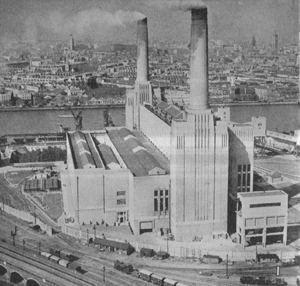 Battersea Power Station 1934 (photo credit: Andy Dingley (scanner) - Scan from Foreword by E. Royston Pike (1938) Our Generation, London: Waverley Book Company, Public Domain)