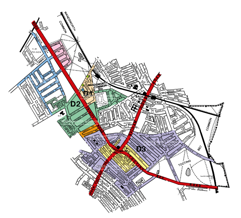 Wandsworth Parking Zones Map Wandsworth Common And Tooting Bec Parking Zones - Wandsworth Borough Council