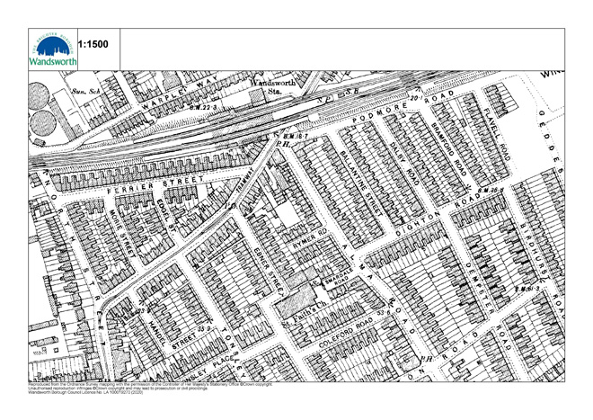 Fig. 6: OS Map 1896