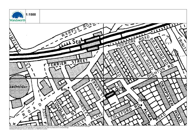 Fig. 10: OS Map 1976-1995