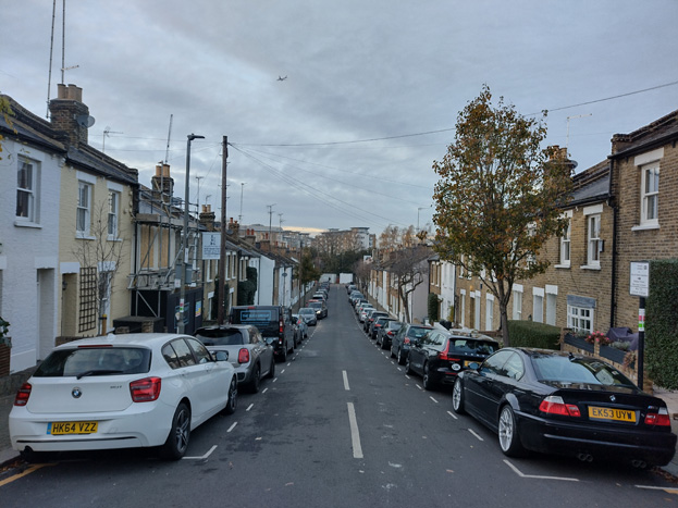 Fig. 19: Mid-rise development currently frames the end of Ballantine Road