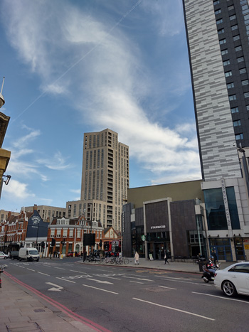 Fig. 56: Taller building development at Sudbury House and Wandsworth Exchange have a great impact on the character of the Area.