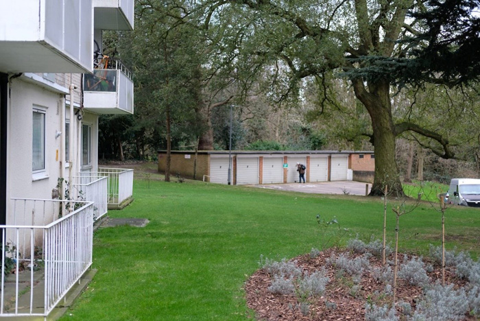 Fig. 37: The green landscape comes right up to the balconies on the point blocks, allowing the buildings to sit amongst the landscape and not just hardstanding