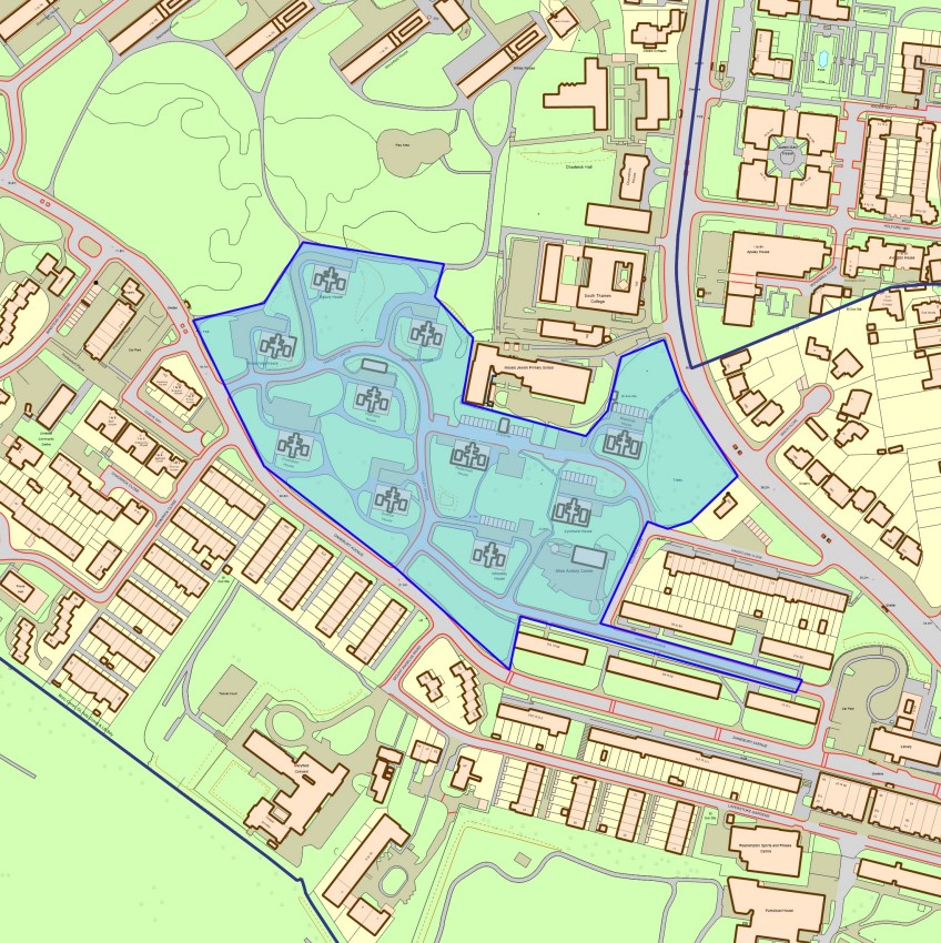 Fig. 113: Sub Area 7 map - Tangley Grove and Ellisfield Drive Point Blocks