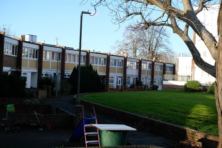 Fig. 125: Eastleigh Walk, a well preserved and attractively curved terrace