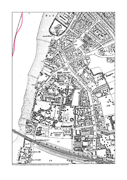 Fig. 2: OS Map 1869-1874