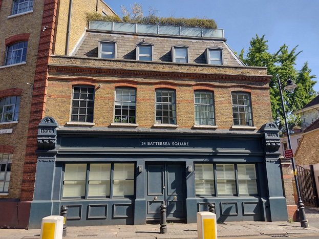 Fig. 12: Former shop and offices of the granaries, which partly survive to the rear