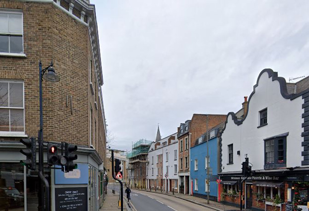 Fig: 72: View of St Mary’s spire from the Square