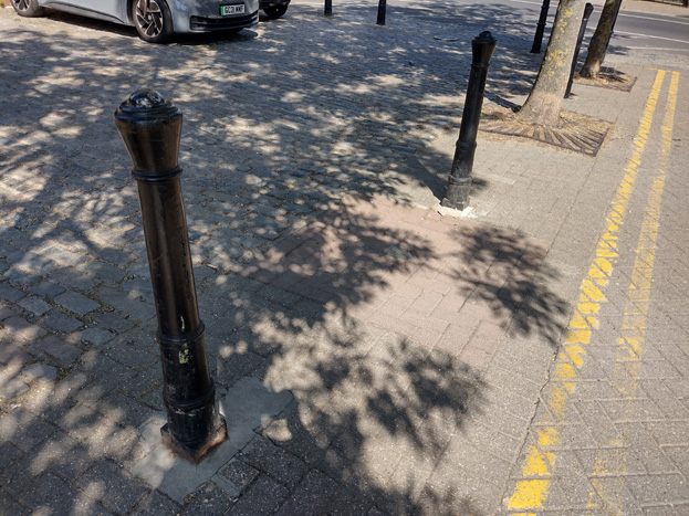 Figs: 95-98: Various bollards in the Area
