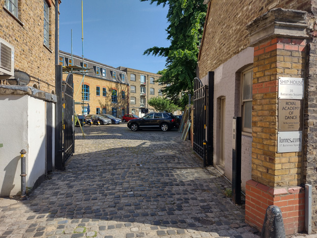 Fig. 16: Courtyard with historic paving