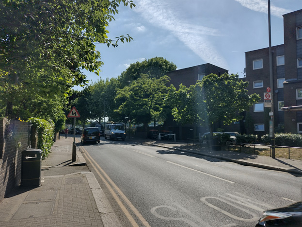 Fig: 75: Vicarage Gardens is one of the main green/open spaces in the Area and opens access to the Thames