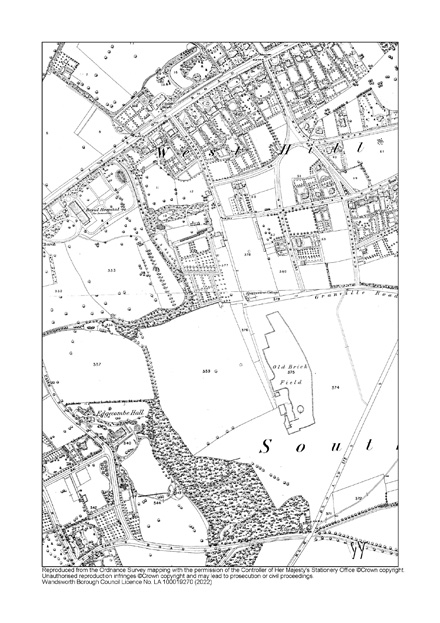 Fig.1: OS Map 1869-7