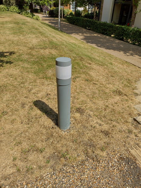 Fig. 109: Contemporary bollards primarily located within the landscaped grounds