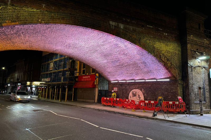 Battersea Park Road rail bridge