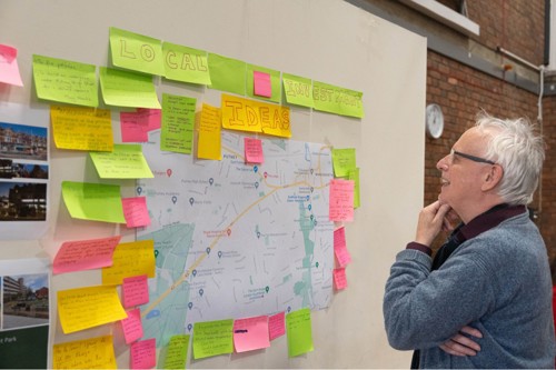 Residents post ideas for local improvements